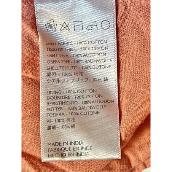 Cleobella Midi Dress Size S to L Tiered 3/4 Sleeves Terracotta Cotton Boho - Picture 13 of 15